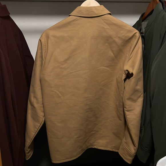 NWT Abercrombie Dinner Shirt Jacket Tan S - Picture 2 of 6